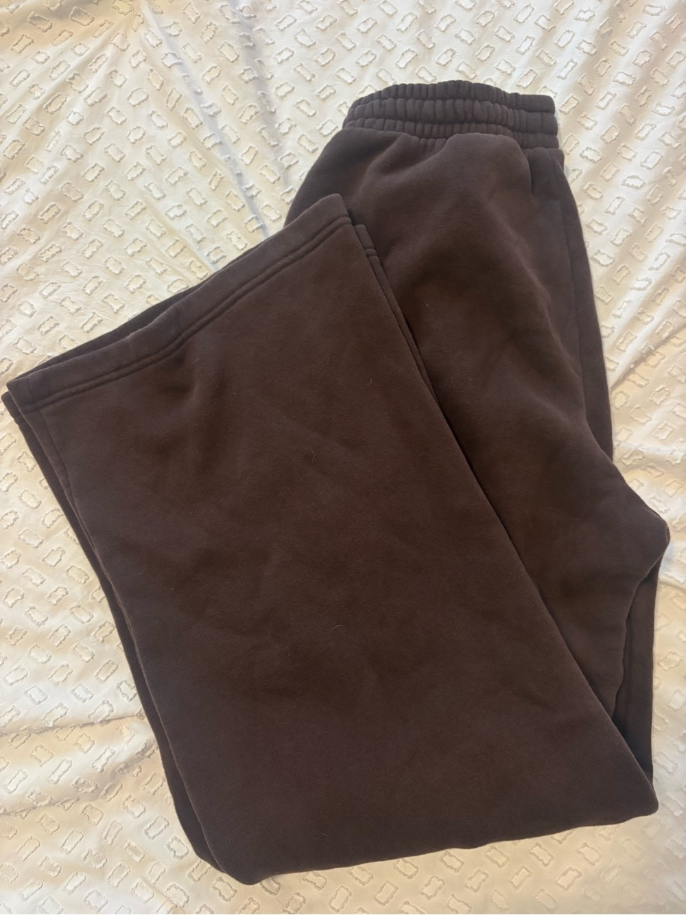 Women’s Brown Abercrombie Sweatpants - wide leg
